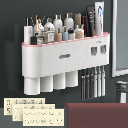 Toothbrush Rack Toothbrush Cup High Grade Gargle Wall Mounted 1612417264472