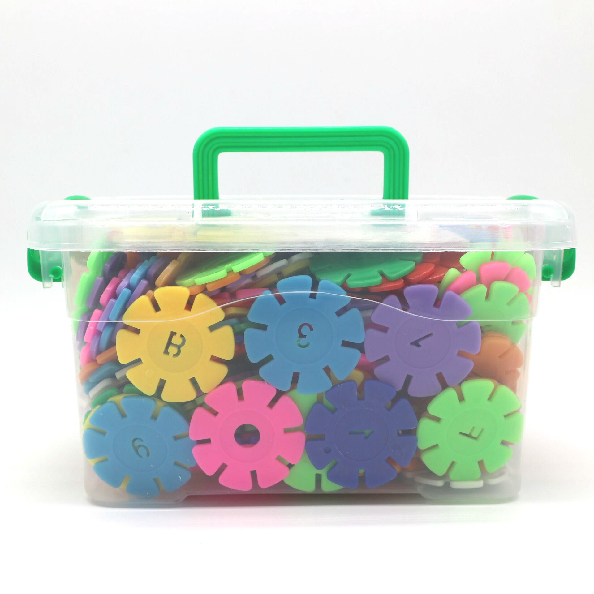 Early Education Insert Snowflake Piece Wooden Box Plastic Insert 1612435391401