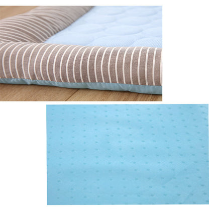 Pet Cooling Pad Bed For Dogs Cats Puppy Kitten Cool Mat Pet Blanket Ice Silk Material Soft For Summer Sleeping  Blue Breathab