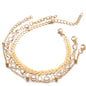 Jewelry Multilayer Popular Airplane Crystal Beach Anklet 1612438145029
