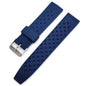 Stomatal Breathable Movement Silicone Rubber Watch Strap 1612494021529