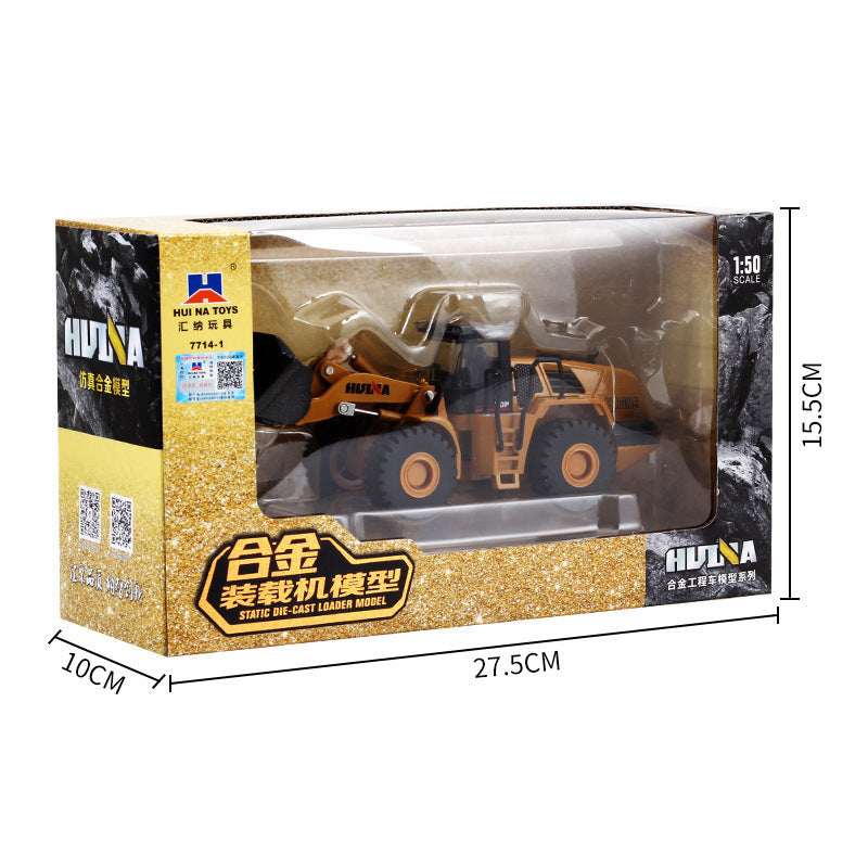 Alloy Engineering Vehicle Model Children's Toy Car Bulldozer Shovel 1612497404338