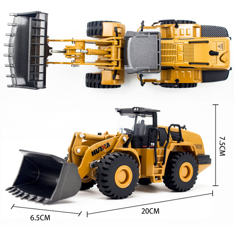 Alloy Engineering Vehicle Model Children's Toy Car Bulldozer Shovel 1612497404366