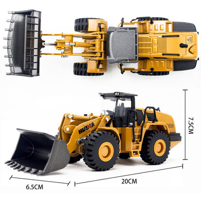 Alloy Engineering Vehicle Model Children's Toy Car Bulldozer Shovel 1612497404366