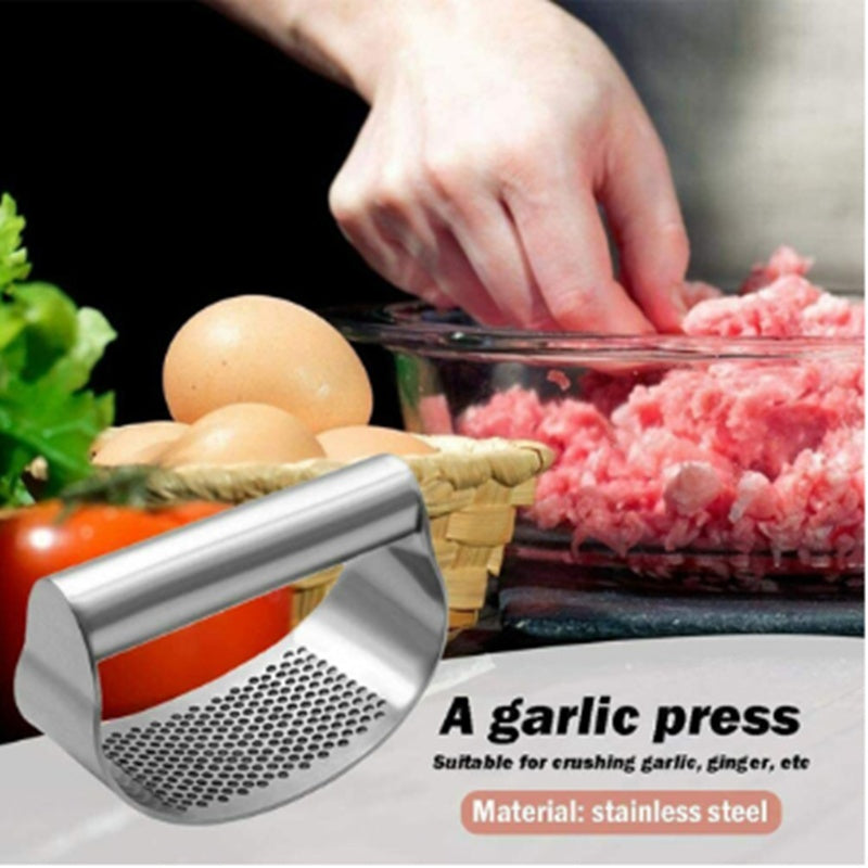 Garlic Press for Kitchen Pounding Garlic Ring Manual 1612577046519