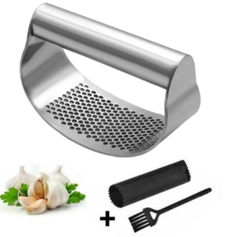 Garlic Press for Kitchen Pounding Garlic Ring Manual 1612577046526