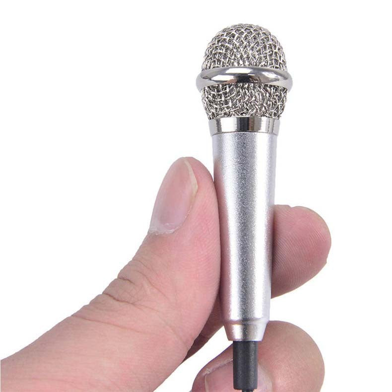 Mini Karaoke Condenser Wired 3.5mm Microphone Mic Mobile Phone For Android 1612659749820