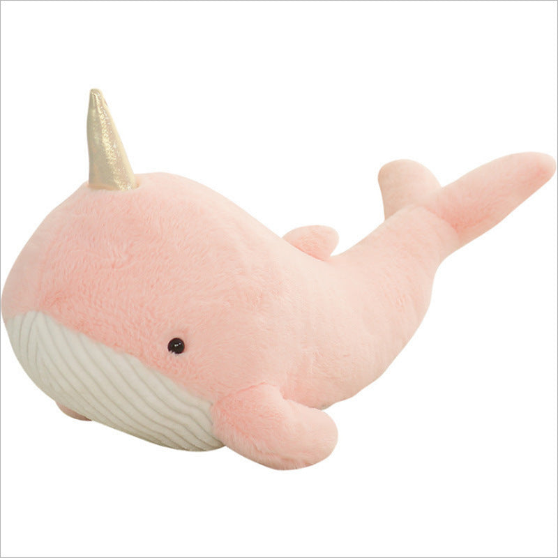 Narwhal pillow is soft and cute 1612661624063