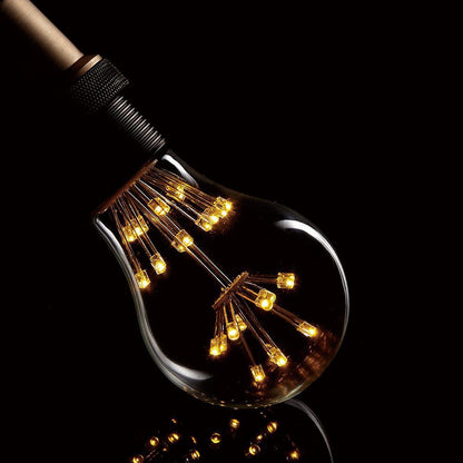 LED Light Bulb 3W Colorful Stars ST64 Retro Edison Decoration 1612664943363
