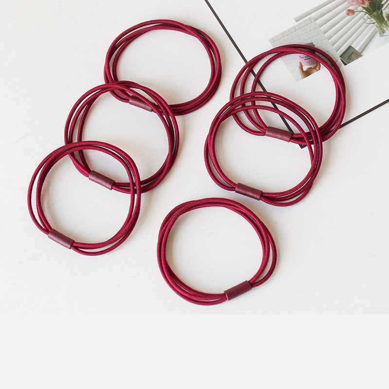 High Elastic Hair Ring Three-in-one Connection Cord 1612665622095