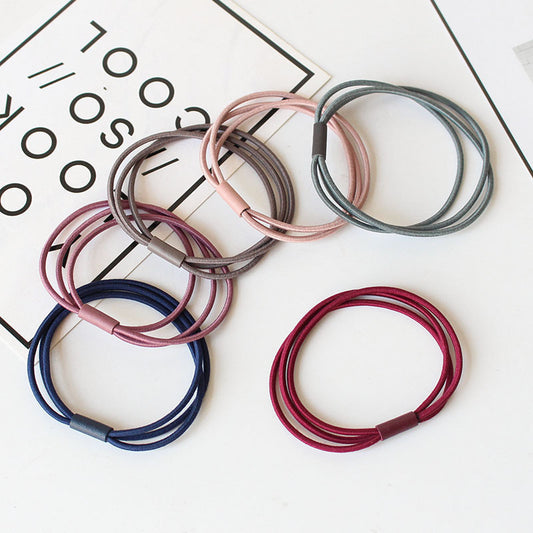 High Elastic Hair Ring Three-in-one Connection Cord 1612665622363