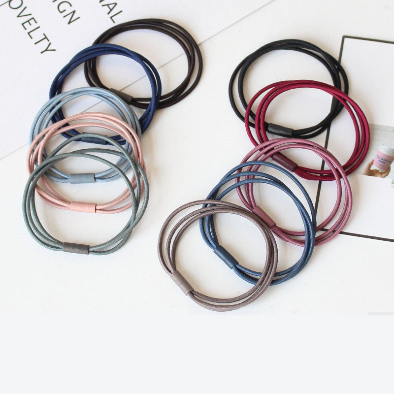 High Elastic Hair Ring Three-in-one Connection Cord 1612665622365