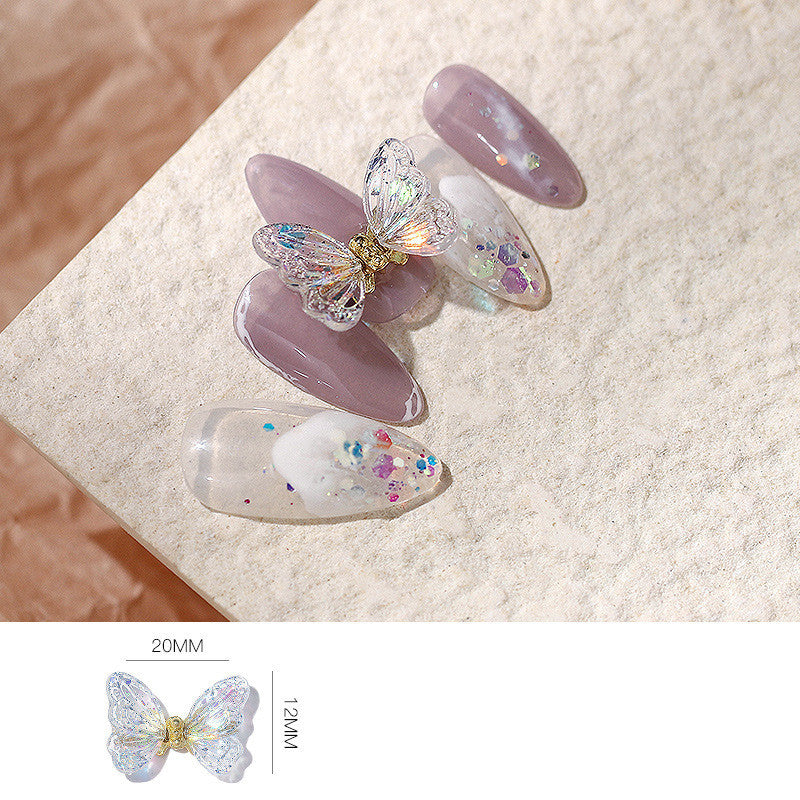 Butterfly Fairy Nail Diamond Decoration Super Fairy 1612683351583