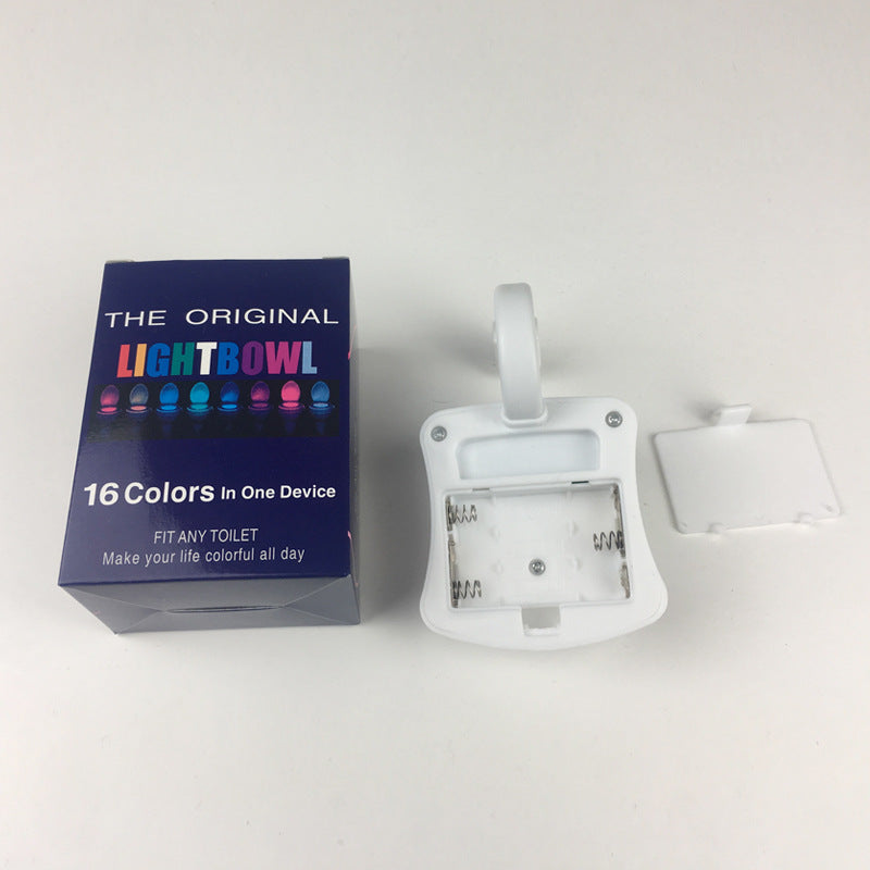 16 Colors LED Creative Hanging Human Toilet Sensor Toilet Cover Lamp - HD Wireless Product #3