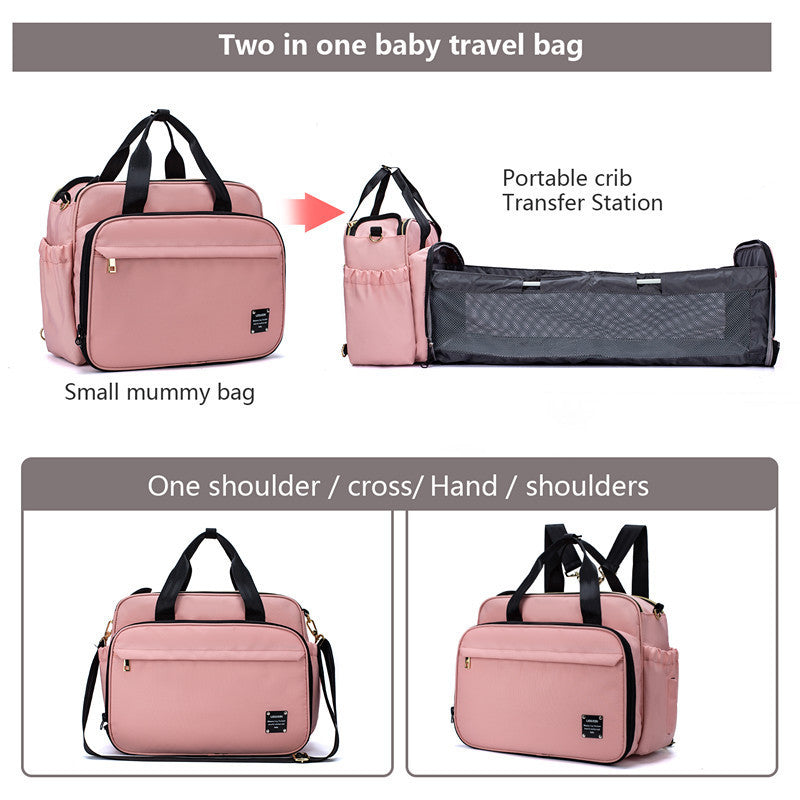 Portable Folding Crib Mummy Bag Portable Messenger Multifunctional 1612765826131