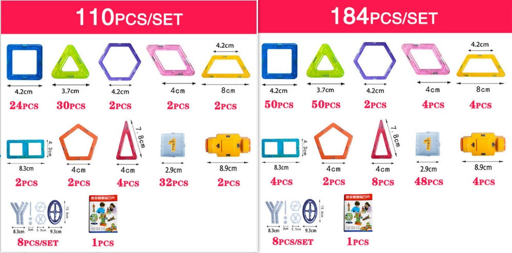 Mini Magnetic Piece Educational Toys 1612911243701