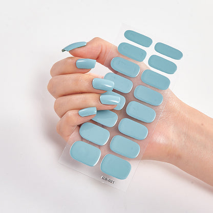 Nail Sticker Letter Color Nail Art Sticker Full Sticker 1613292173695