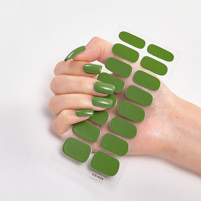 Nail Sticker Letter Color Nail Art Sticker Full Sticker 1613292173696