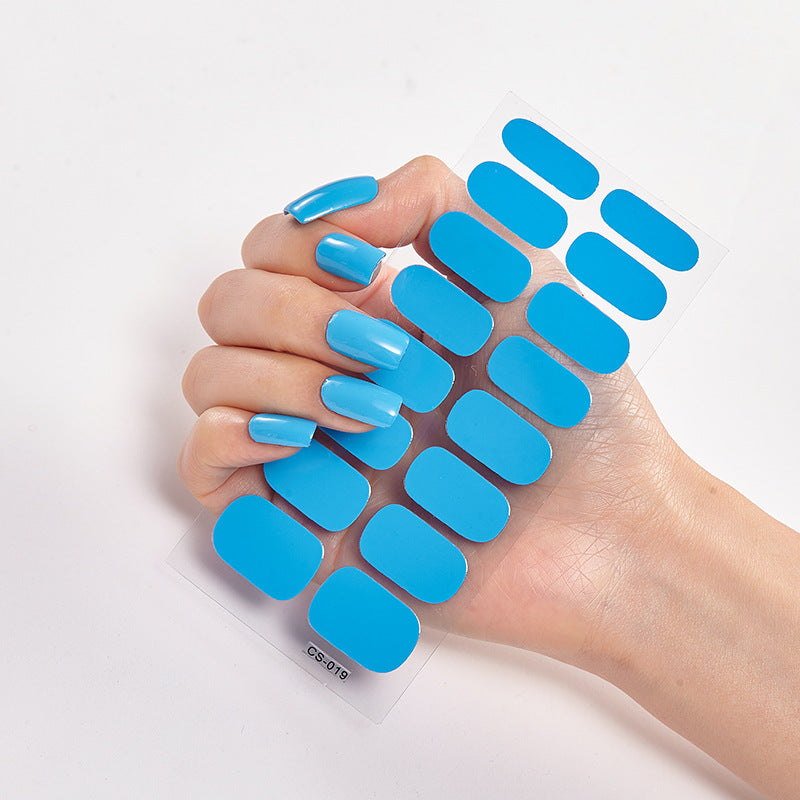 Nail Sticker Letter Color Nail Art Sticker Full Sticker 1613292174558
