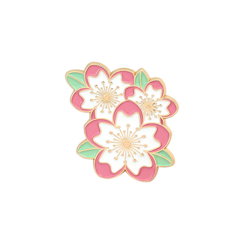 New Creative Cartoon Cherry Blossom Brooch 1613292540357