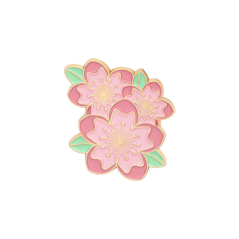 New Creative Cartoon Cherry Blossom Brooch 1613292540366