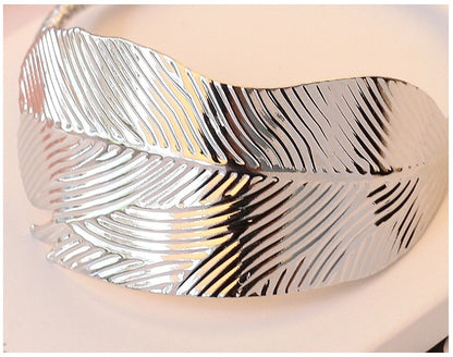 Fashion Lady's Simple Temperament Metal Holster Hair Tie 1613368208278