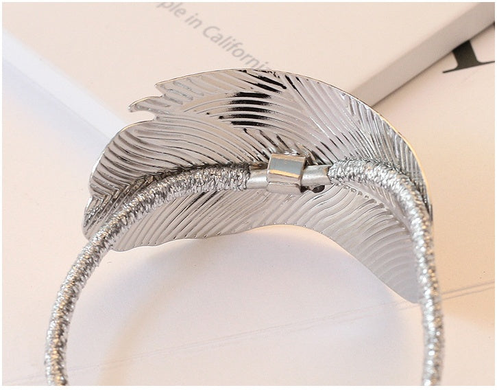 Fashion Lady's Simple Temperament Metal Holster Hair Tie 1613368208279