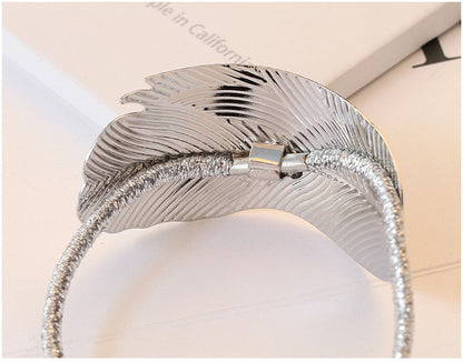 Fashion Lady's Simple Temperament Metal Holster Hair Tie 1613368208279