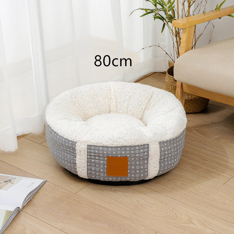 Winter Super Soft Warm Pet Bed Lamb Wool Kennel 1613438596859