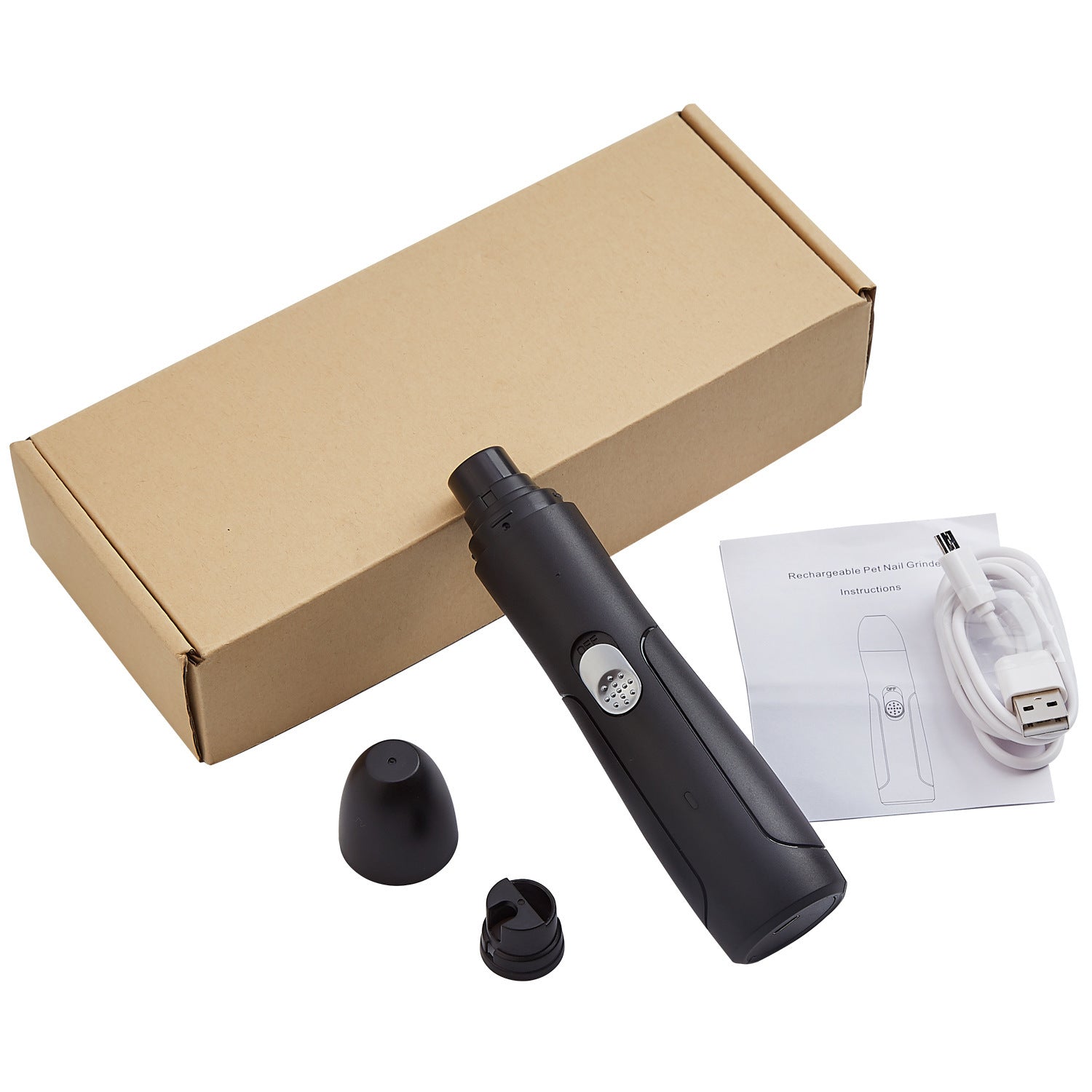 Rechargeable USB Pet Automatic Dog Nail Grinder Animal Clipper 1613441955909