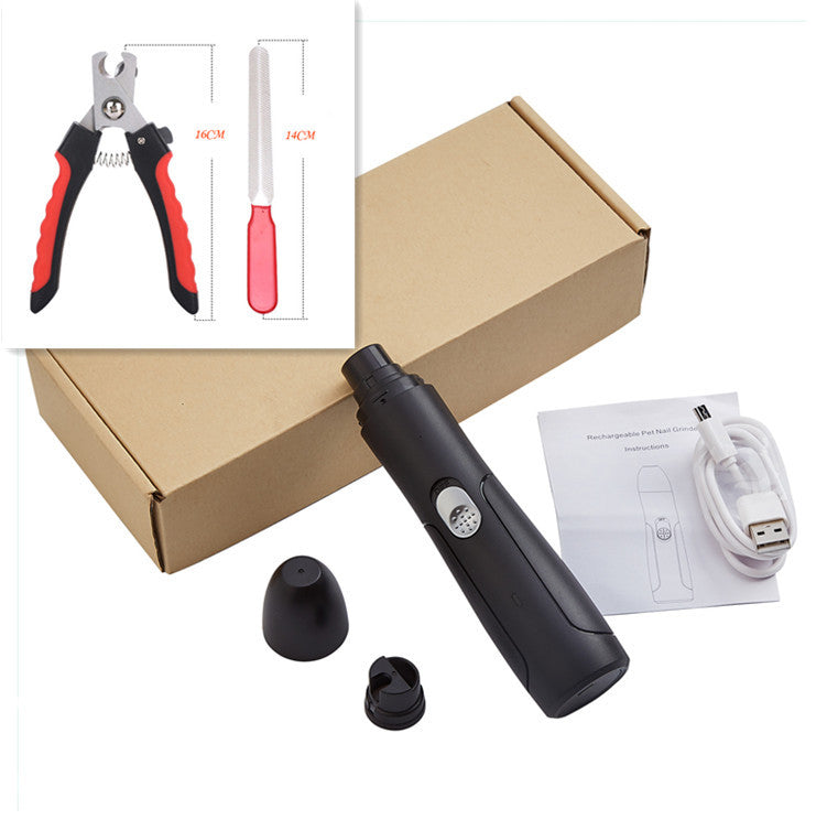 Rechargeable USB Pet Automatic Dog Nail Grinder Animal Clipper 1613441955926