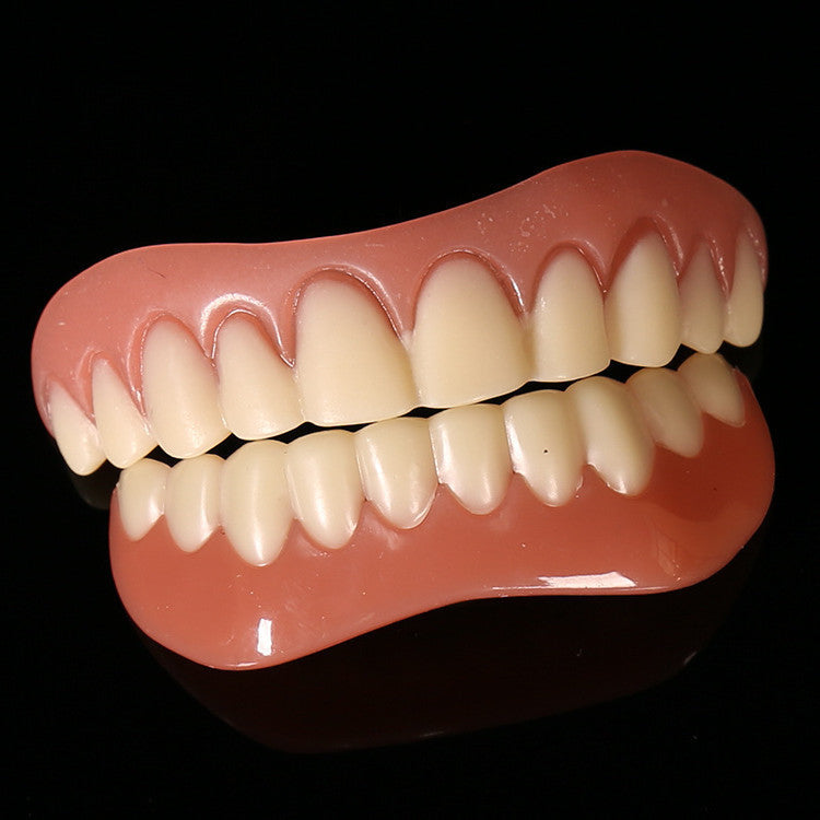 Upper and Lower Teeth Silicone Artificial Teeth Braces 1613461134830