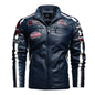 Men's Motorcycle Leather Street Motorcycle Racing Suit 1613533006373
