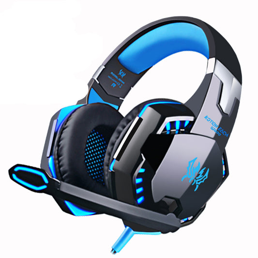 Head-Mounted Heavy Bass Gaming Headset With Microphone Noise Reduction 1613547407090