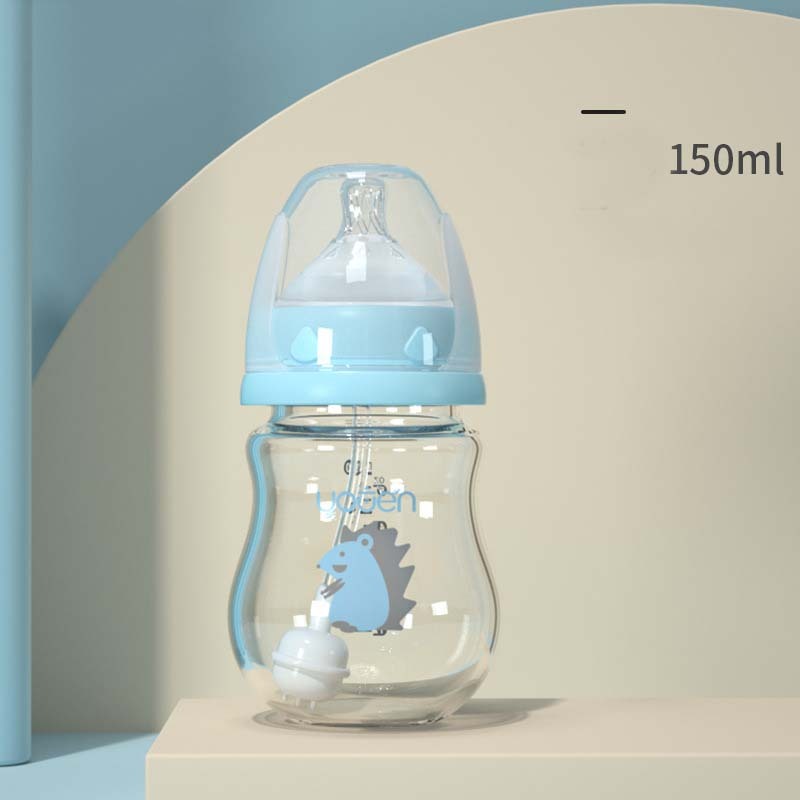 Anti-Scalding Handle Silicone Sleeve Insulated Baby Bottle 1613609849959
