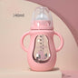Anti-Scalding Handle Silicone Sleeve Insulated Baby Bottle 1613609850110