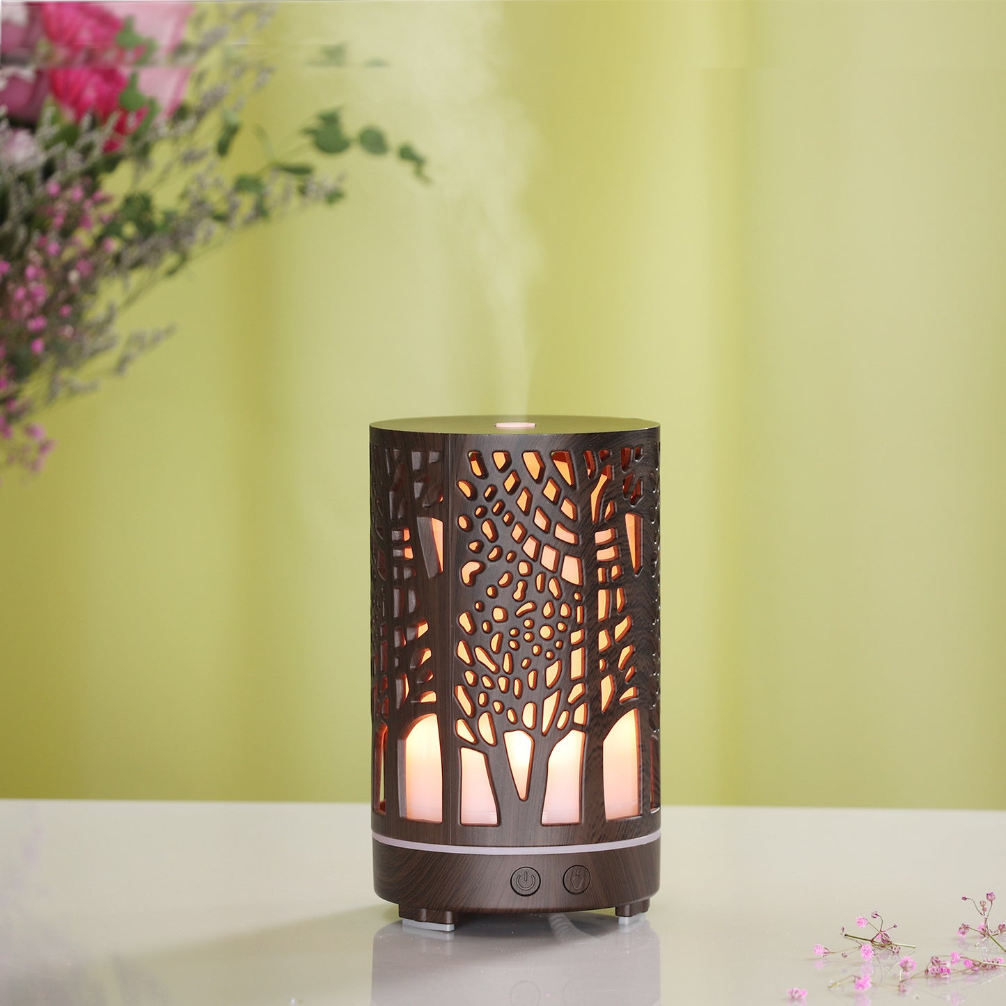 Hollow Aroma Diffuser Ultrasonic Atomizer Household Humidifier 1613609970217