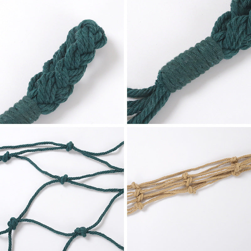Paper Roll Cotton Rope Storage Hanging Bag 1613618645741