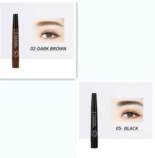 Four-headed Eyebrow Pencil Long-lasting No Blooming 1613627208112