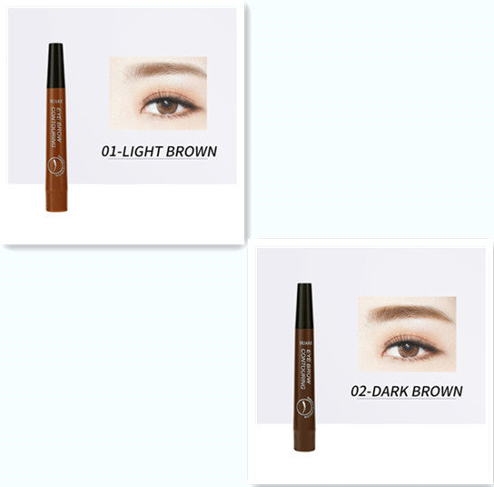 Four-headed Eyebrow Pencil Long-lasting No Blooming 1613627208113
