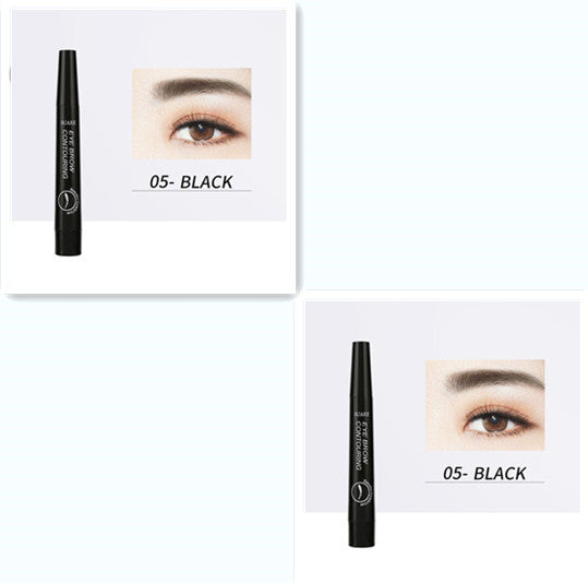 Four-headed Eyebrow Pencil Long-lasting No Blooming 1613627208121