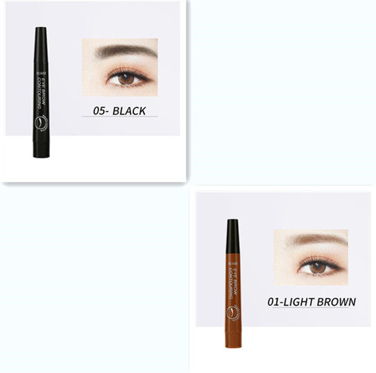Four-headed Eyebrow Pencil Long-lasting No Blooming 1613627208136