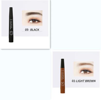 Four-headed Eyebrow Pencil Long-lasting No Blooming 1613627208136