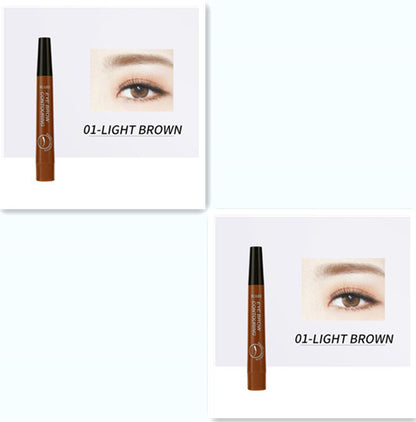 Four-headed Eyebrow Pencil Long-lasting No Blooming 1613627208146