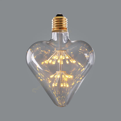 LED Light Bulb 3W Colorful Stars ST64 Retro Edison Decoration 1613697883173