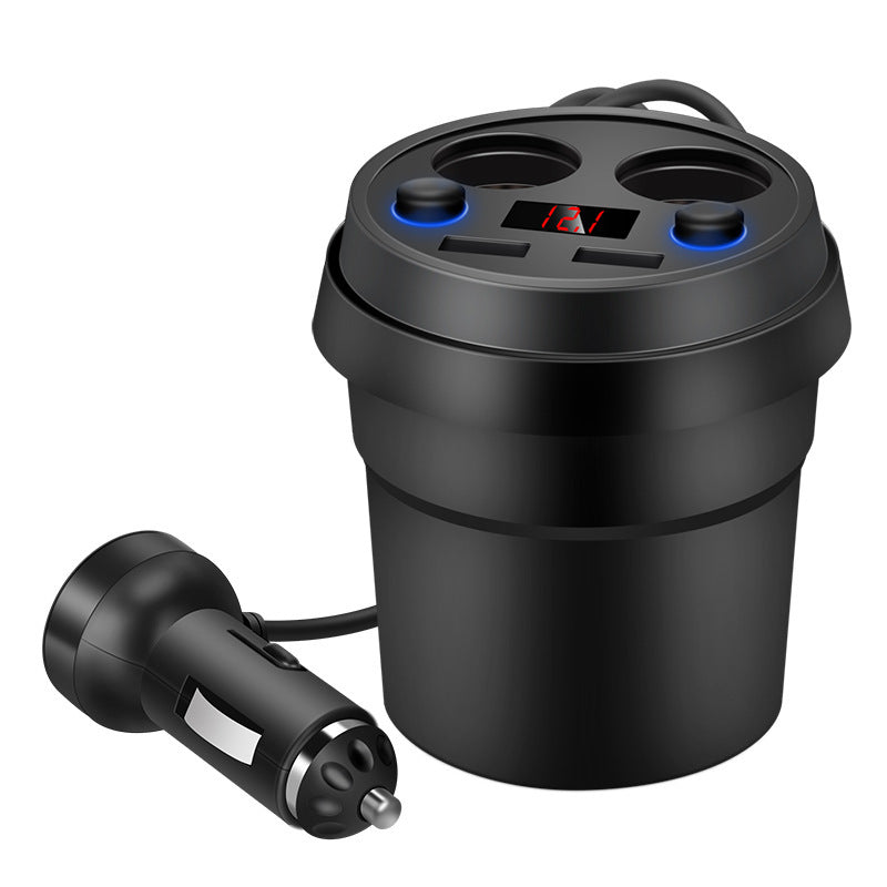 Multi-function Cigarette Lighter Digital Display Multi-mouth Cup Type Car Mobile Phone Car Charger 1613701155921 894d1a72 b6e