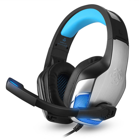 Head-Mounted Luminous Heavy Bass Mobile Phone Music Headphones 1613705906097