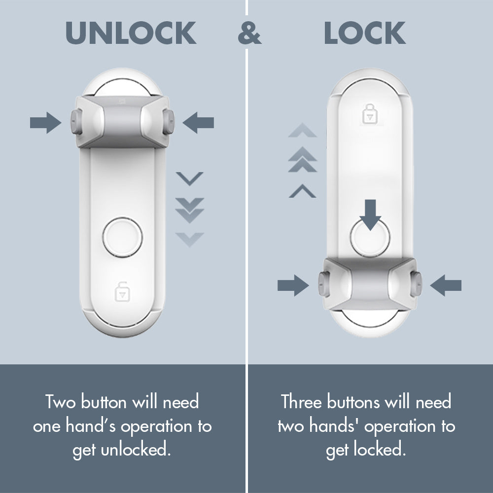 Children's Door Lever Lock Opening Artifact Anti-cat Anti-pet Room Easy To Install And Use 1613712303835