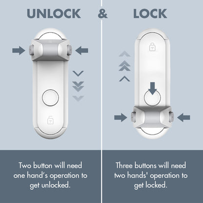 Children's Door Lever Lock Opening Artifact Anti-cat Anti-pet Room Easy To Install And Use 1613712303835
