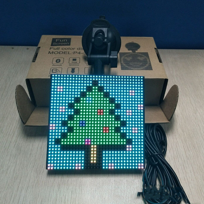 Full-Color Bluetooth Emoticon Car Led Display 1613732552111